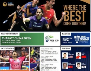 Super New Site for BWF World Superseries