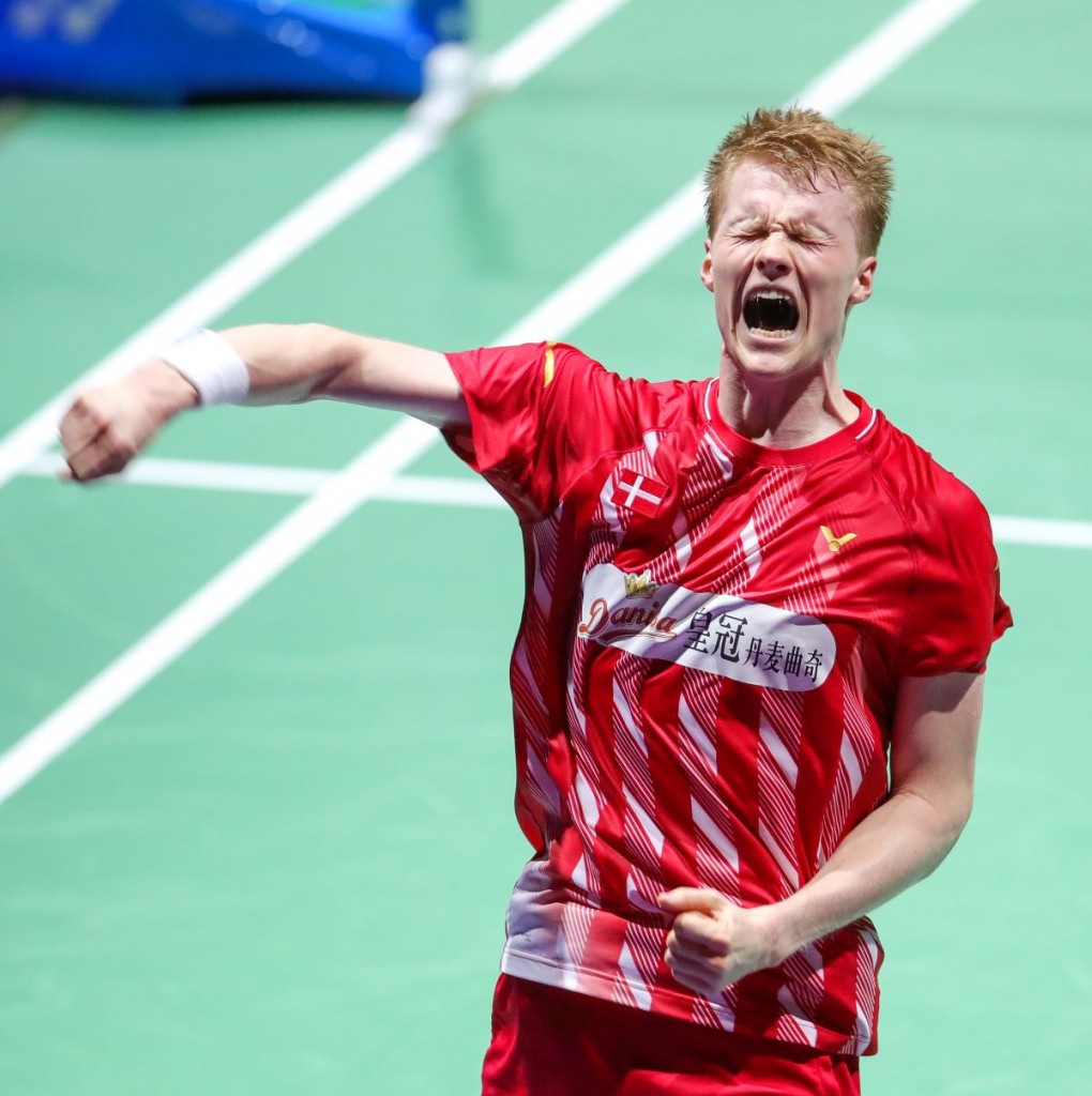 HAIR RAISING: Anders Antonsen two years ago.