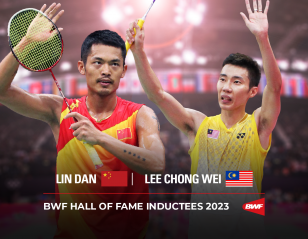 Lin Dan, Lee Chong Wei Elected to BWF Hall of Fame